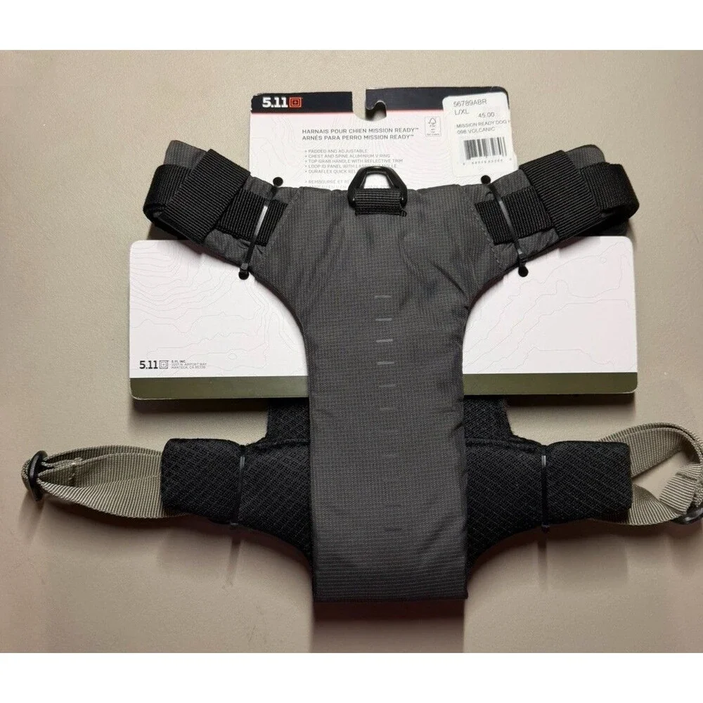 5.11 Tactical K9 Harness Size L/XL Dog Gear Working Canine Vest Black NEW